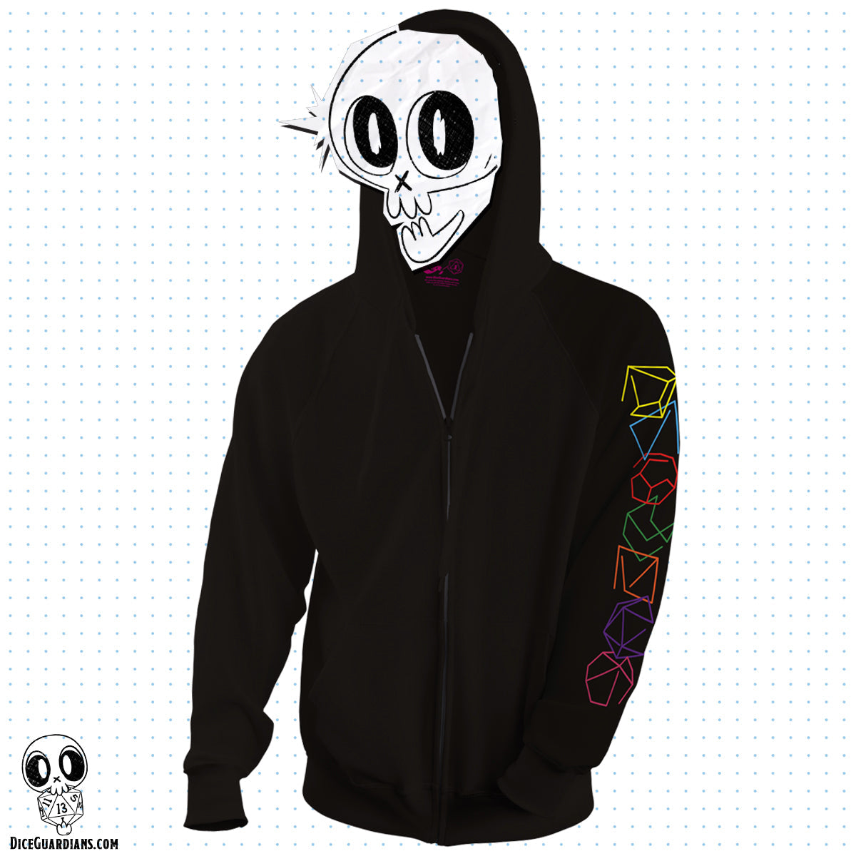 Deconstructed Dice Hoodie