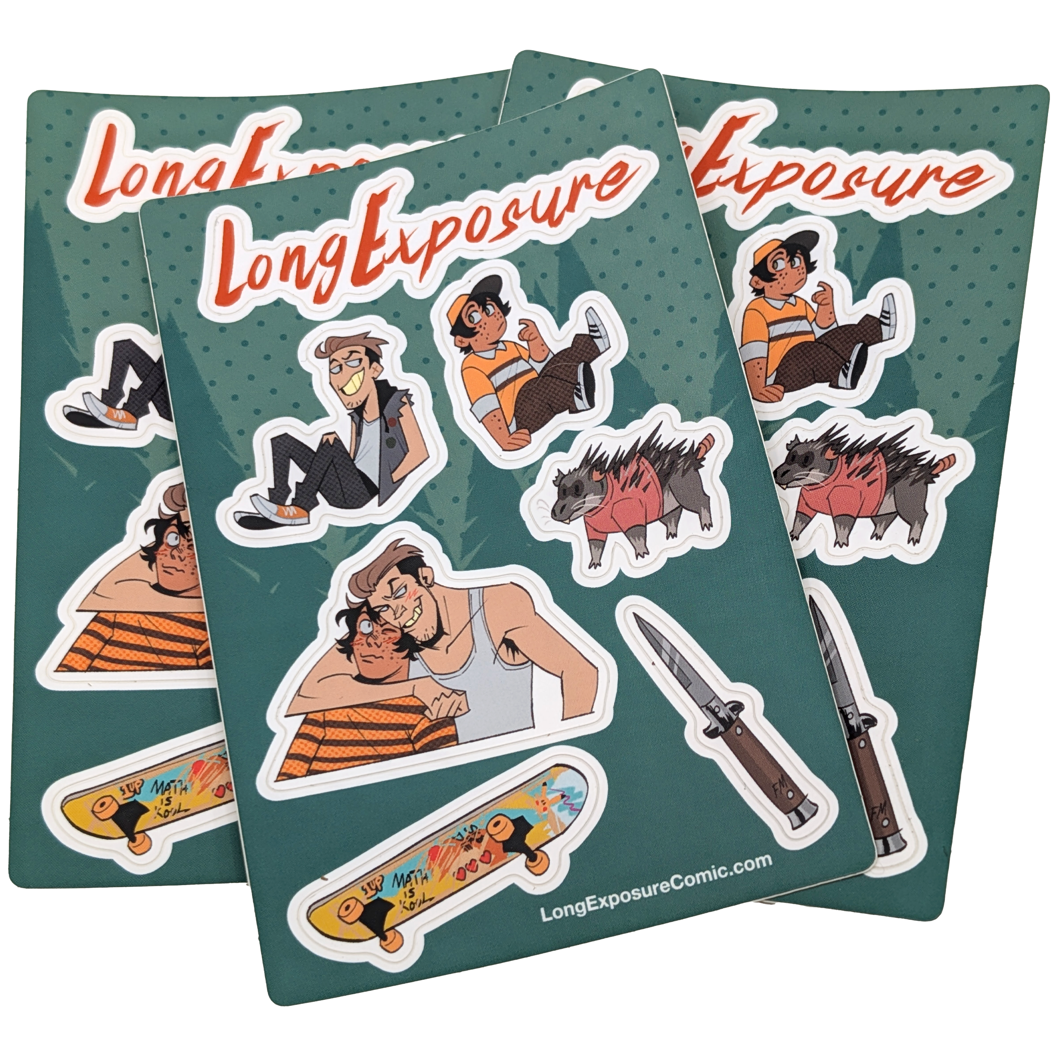 Long Exposure Sticker Sheet