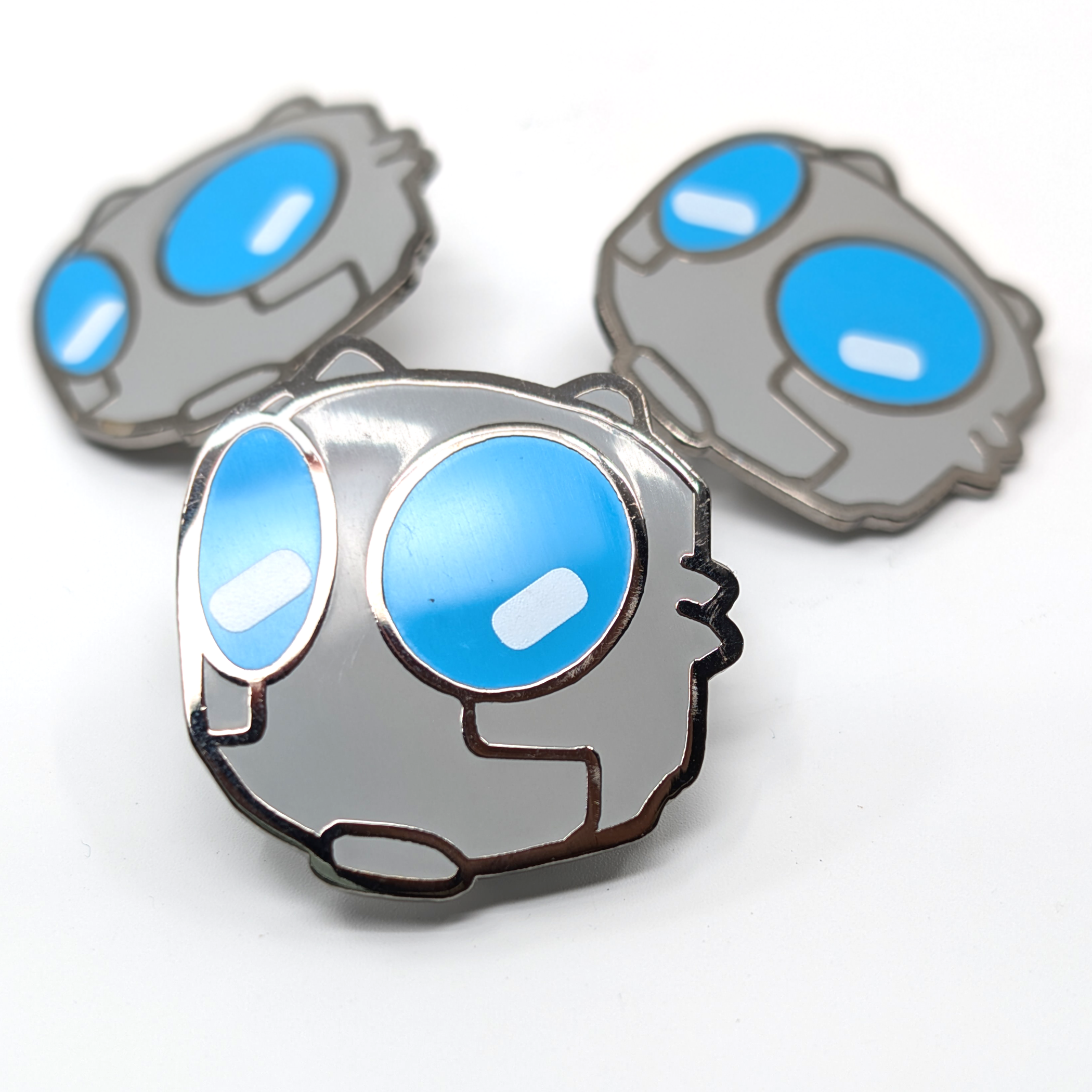 Atomic Robo Head Pin